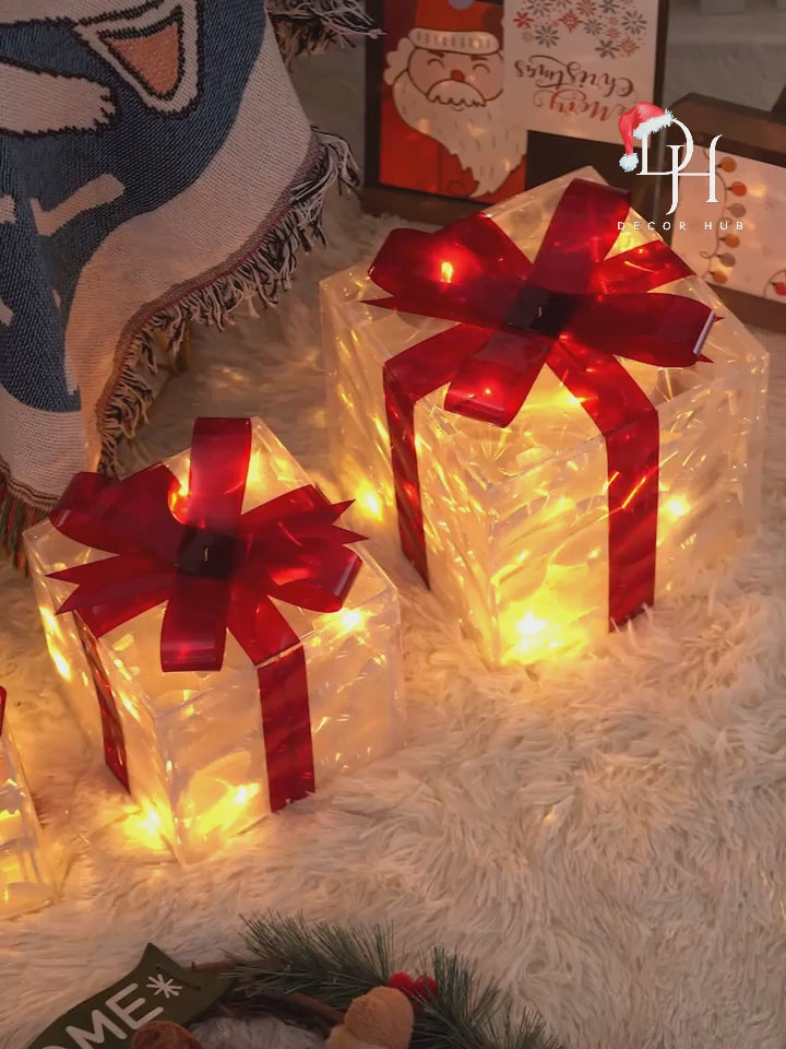 Glowing gift box